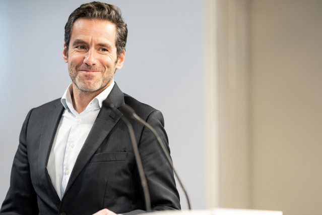 El portavoz y vicesecretario de Cultura del PP, Borja Sémper, a su llegada a una rueda de prensa  posterior a la reunión del Comité de Dirección del Partido Popular, en la sede nacional del PP, a 11 de diciembre de 2023, en Madrid (España). Durante la rue