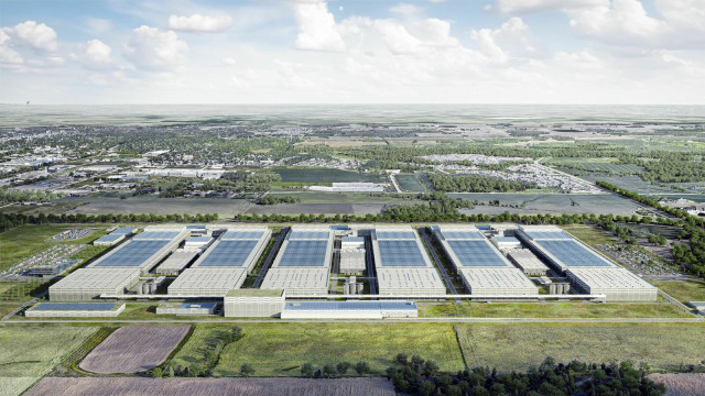 La futura planta de células PowerCo en St. Thomas, Ontario