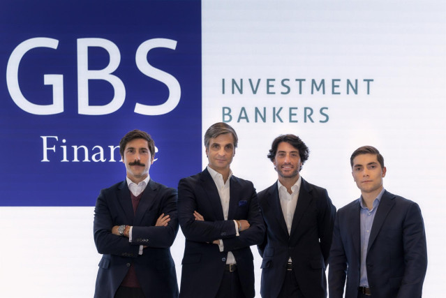 Javier Rexach, socio co-fundador de GBS SSG y GBS REIM, Gonzalo Gutiérrez de Mesa, co-fundador y responsable de GBS REIM, Álvaro Larraz, executive director de GBS REIM y Octavio Rueda, senior associate de GBS REIM.