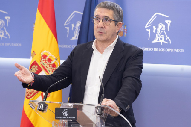 El portavoz del PSOE en el Congreso, Patxi López.