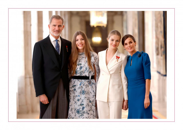 Felicitación navideña de la Familia Real de 2023