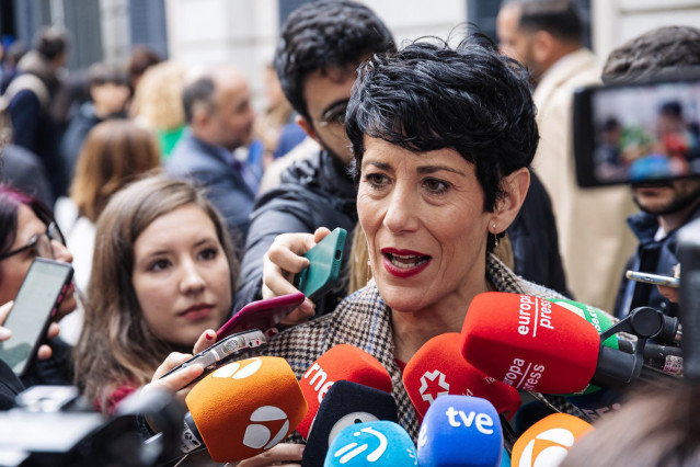 La ministra de Inclusión, Seguridad Social y Migraciones, Elma Saiz.