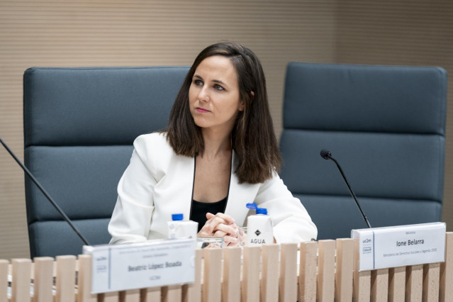 Archivo - La secretaria general de Podemos y exministra de Derechos Sociales y Agenda 2030, Ione Belarra.