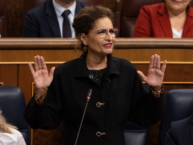 La vicepresidenta cuarta y ministra de Hacienda y Función Pública, María Jesús Montero.