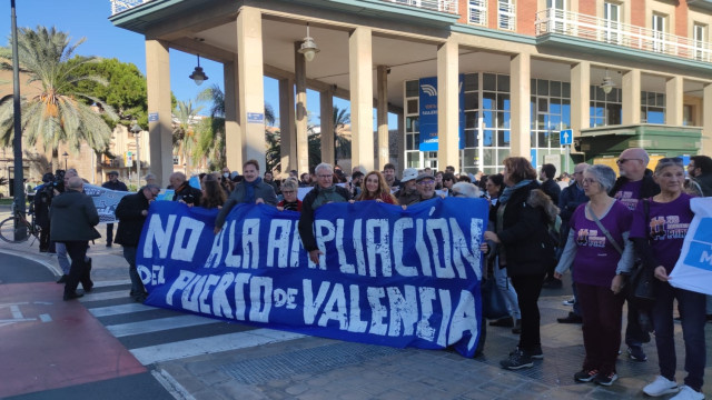 Protesta de la Comissió Ciutat-Port