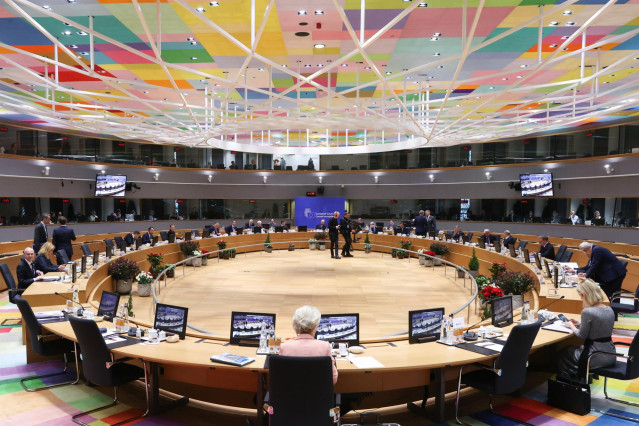 Reunión en el Consejo Europeo (Archivo)
