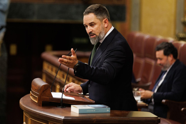 Archivo - El líder de VOX, Santiago Abascal