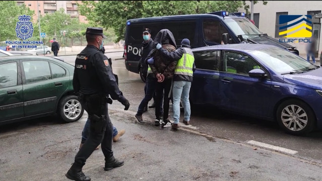 Archivo - Detenciones de la Policía en una operación contra el yihadismo