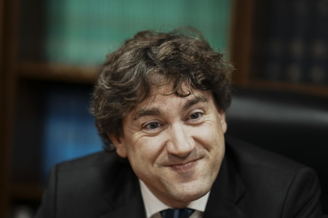 Archivo - El secretario general del PSE-EE, Eneko Andueza, , a 24 de febrero de 2023, en Bilbao, Vizcaya, País Vasco (España).