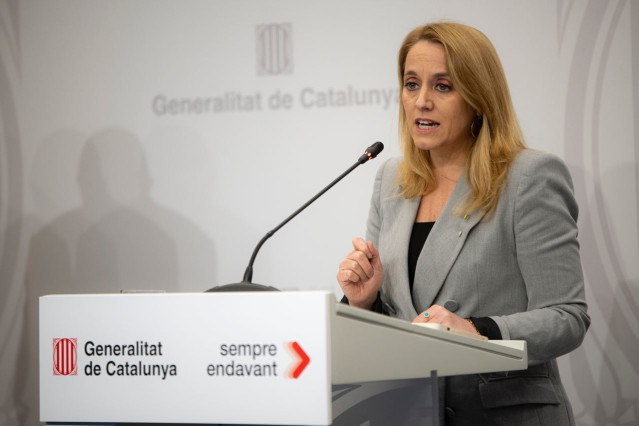 La consellera de Economía y Hacienda de la Generalitat, Natàlia Mas.
