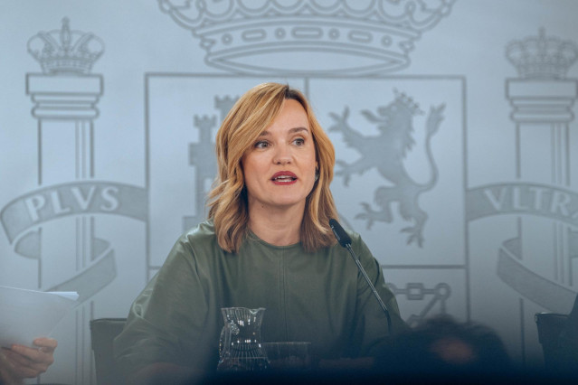 La ministra Portavoz y ministra de Educación, Formación Profesional y Deporte, Pilar Alegría