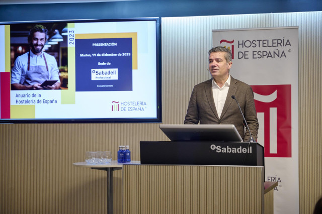 El secretario general de la Confederación Empresarial de Hostelería de España, Emilio Gallego.