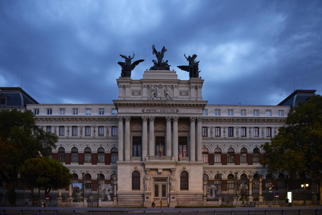 Archivo - Fachada del Ministerio de Agricultura