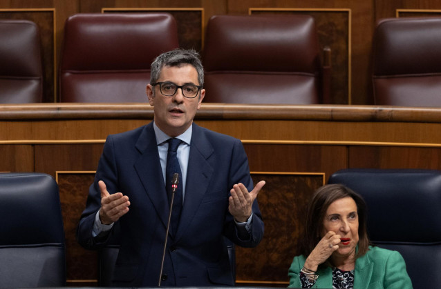El ministro de la Presidencia, Relaciones con las Cortes y Justicia, Félix Bolaños.