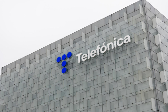 Vista de la sede de Telefónica