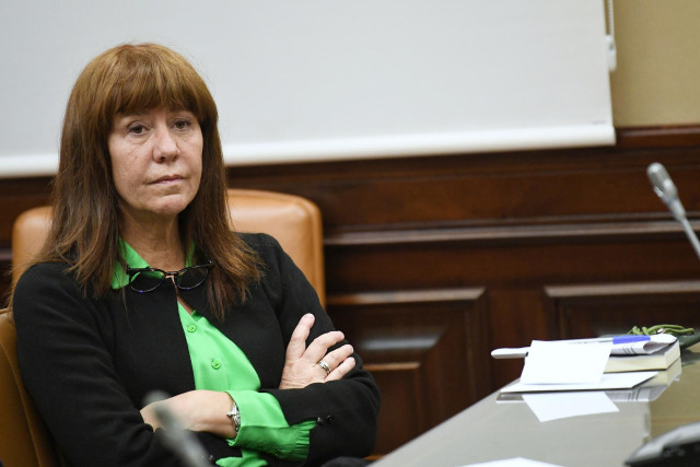 Marta Madrenas, dipuada de Junts, en una comisión del Congreso
