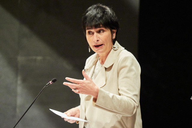 La portavoz de EH Bildu en el Parlamento de Navarra, Laura Aznal.