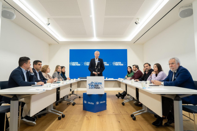 Reunión del Comité de dirección del PPdeG en Santiago de Compostela