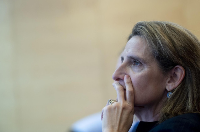 Archivo - La vicepresidenta tercera y ministra para la Transición Ecológica y Reto Demográfico, Teresa Ribera.