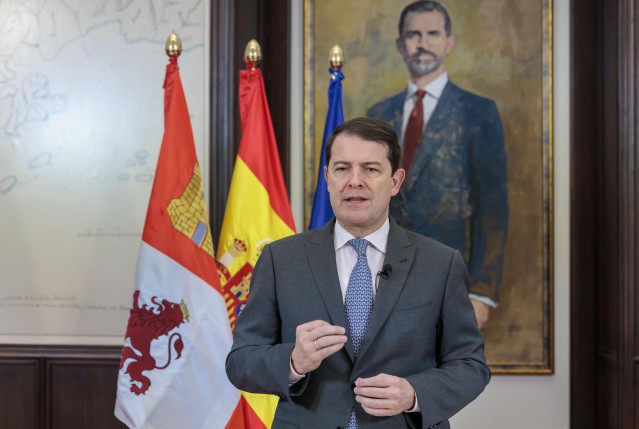 Archivo - El presidente de la Junta, Alfonso Fernández Mañueco.