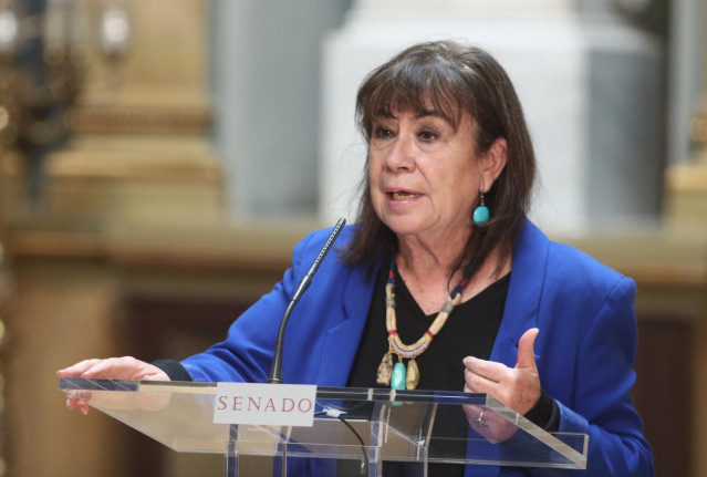 Archivo - La presidenta del PSOE, Cristina Narbona, en Madrid (España) a 22 de septiembre de 2020.