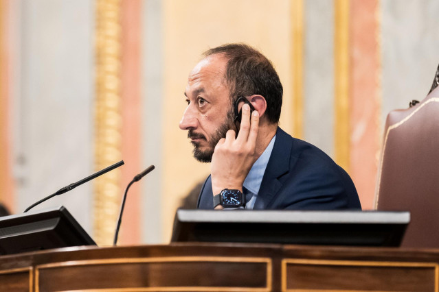 El vicepresidente del Congreso, Alfonso Rodríguez Gómez de Celis, en el Congreso de los Diputados, a 19 de diciembre de 2023, en Madrid (España).