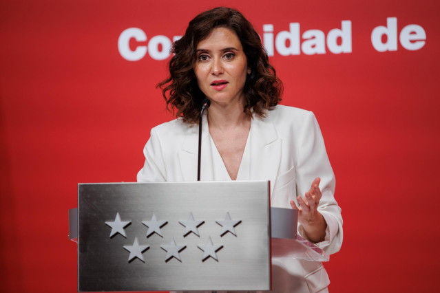Archivo - La presidenta de la Comunidad de Madrid, Isabel Díaz Ayuso. Archivo.