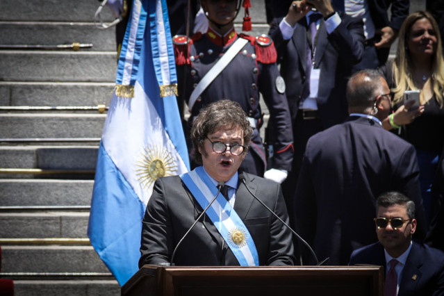 El presidente de Argentina, Javier Milei