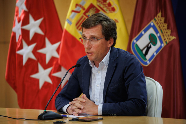 Archivo - El alcalde de Madrid, José Luis Martínez-Almeida, ofrece una rueda de prensa tras presidir la reunión de la Junta de Gobierno de la ciudad