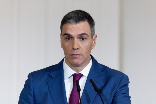 El presidente del Gobierno, Pedro Sánchez