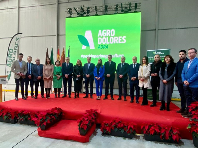 Inauguración de Agrodolores en Adra (Almería).