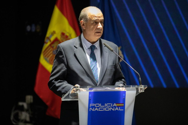 Archivo - El director general de la Policía, Francisco Pardo, interviene durante la inauguración del nuevo curso académico del Centro Universitario de la Policía Nacional, a 25 de octubre de 2023, en Ávila, Castilla y León (España).