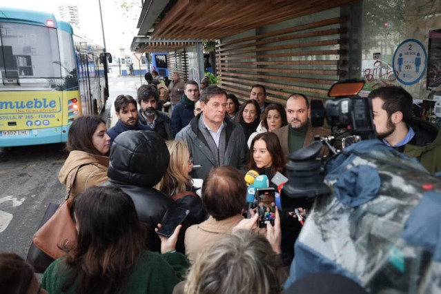 El candidato socialista a la Presidencia de la Xunta, José Ramón Góme Besteiro