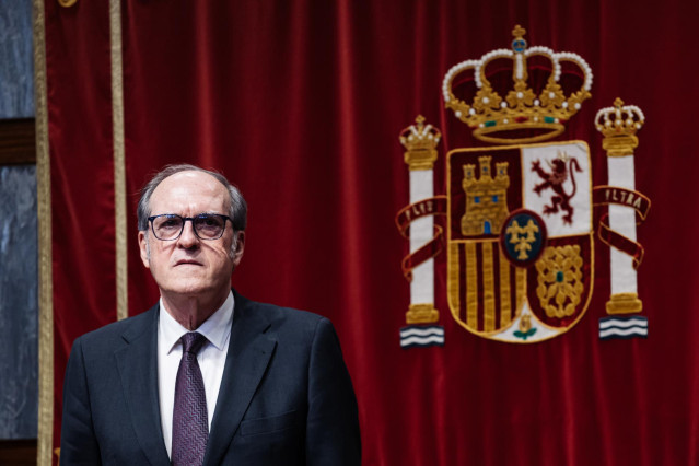 El Defensor del Pueblo, Ángel Gabilondo, durante el acto de entrega de los XVI premios anuales del Foro Justicia y Discapacidad, en la sede del CGPJ, a 20 de diciembre de 2023, en Madrid (España).