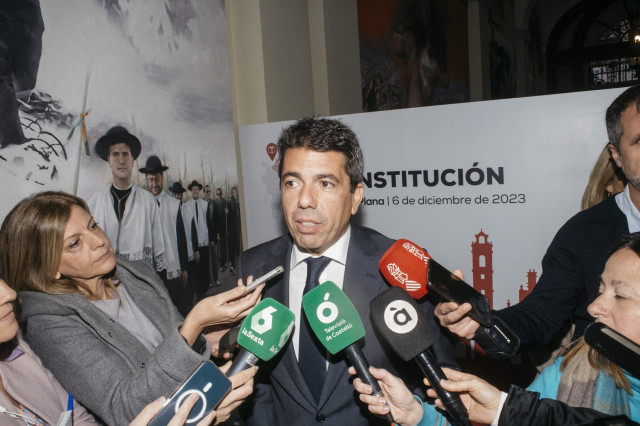 El presidente de la Generalitat Valenciana, Carlos Mazón.