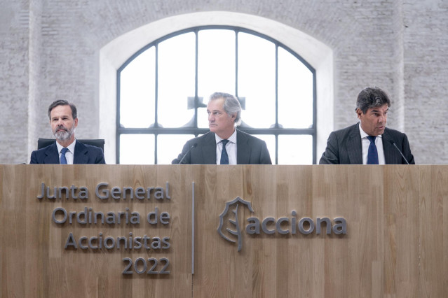 Archivo - Junta de accionistas de Acciona