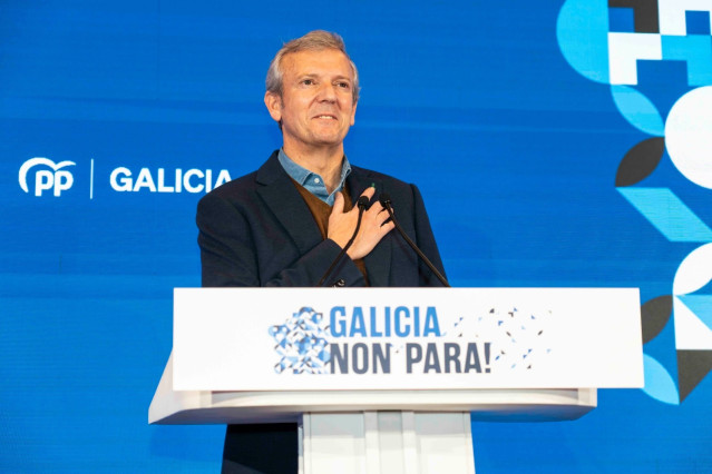 El presidente del PPdeG, Alfonso Rueda, en una foto de archivo.