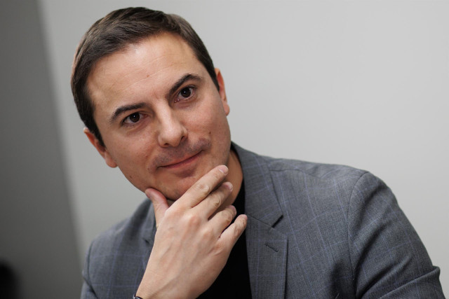 El secretario general del PSOE-M, Juan Lobato, en una entrevista con Europa Press a 3 de enero de 2024.