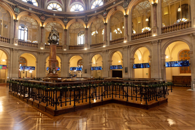 Palacio de la Bolsa, a 21 de diciembre de 2023, en Madrid (España).