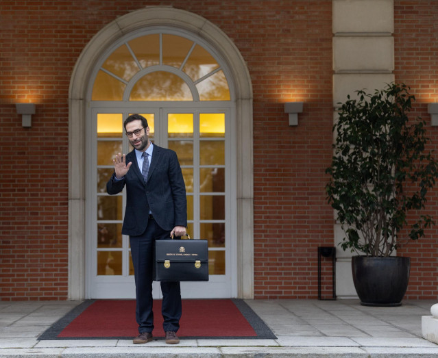 El ministro de Economía, Comercio y Empresa, Carlos Cuerpo