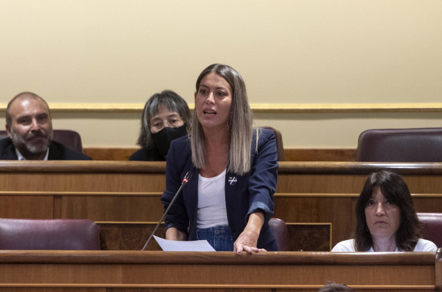 Archivo - La portavoz de Junts en el Congreso, Míriam Nogueras.