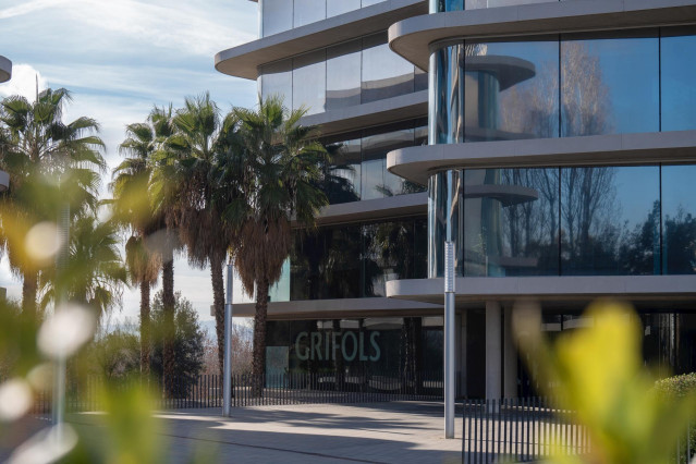 Sede de Grifols en Barcelona, a 9 de enero de 2023, en Sant Cugat del Vallès, Barcelona, Catalunya (España).