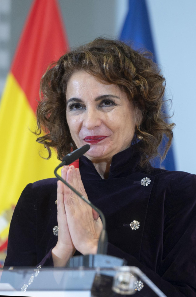 La vicepresidenta primera y ministra de Hacienda, María Jesús Montero
