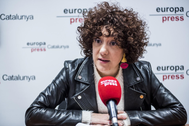 La diputada de Sumar y dirigente de En Comú Podem, Aina Vidal, durante una entrevista para Europa Press, a 4 de enero de 2024, en Barcelona, Catalunya (España).