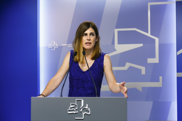 Archivo - La portavoz parlamentaria de Elkarrekin Podemos-IU, Miren Gorrotxategi, en el Parlamento Vasco