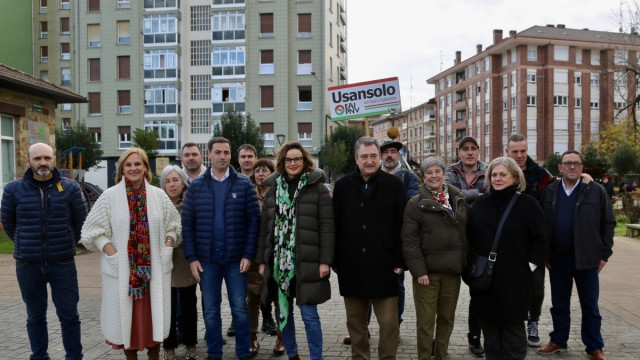 Acto del PNV en Usansolo