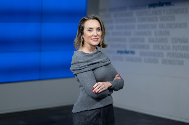 La secretaria general del Partido Popular, Cuca Gamarra
