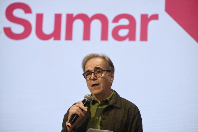 Archivo - El exministro de Universidades Joan Subirats durante un acto de SUMAR en Espacio Rastro, a 10 de enero de 2023, en Madrid (España).