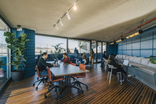 Oficinas de la empresa Cloudworks, dedicada al coworking