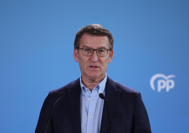 Archivo - El presidente del PP, Alberto Núñez Feijóo, interviene durante las jornadas del Comité de Dirección del PP, en el Hotel Cigarral El Bosque, a 13 de enero de 2024, en Toledo, Castilla La-Mancha (España).